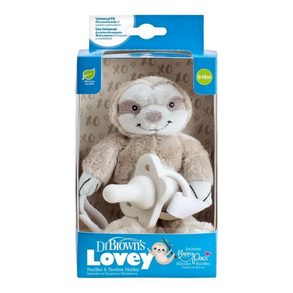 DR. BROWN'S - CHUPETE TRANSICION + PELUCHE PEREZOSO AC211