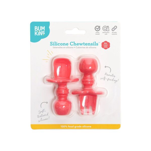 BUMKINS - SET CUBIERTOS ROJO