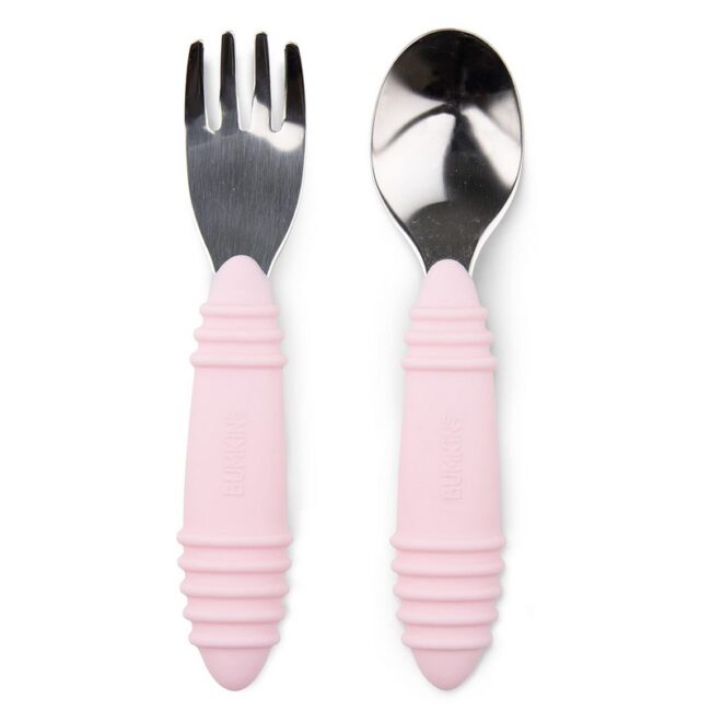 BUMKINS - SET DE CUBIERTOS ROSA