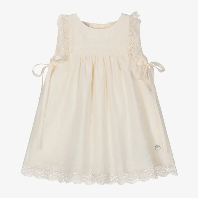PAZ RODRIGUEZ - VESTIDO MUSELINA C/PLUMETY "ESENCIAL"