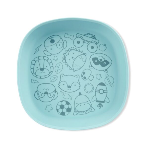 SKIP HOP - PLATO DE SILICONA SQUAD AZUL 9S256310