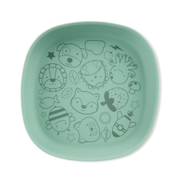 SKIP HOP - PLATO DE SILICONA SQUAD VERDE 9S256110