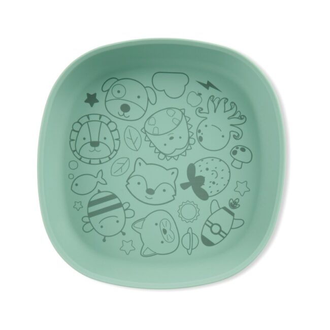 SKIP HOP - PLATO DE SILICONA SQUAD VERDE 9S256110