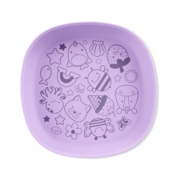 SKIP HOP - PLATO DE SILICONA SQUAD LILA 9S256210