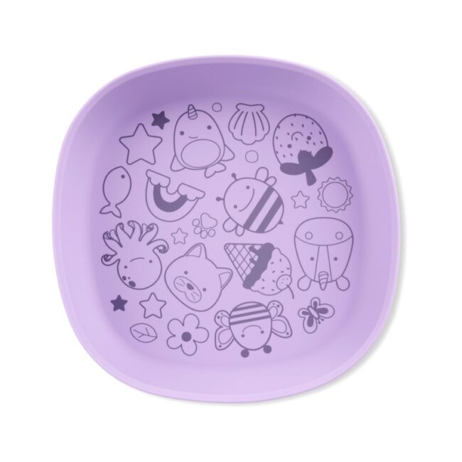 SKIP HOP - PLATO DE SILICONA SQUAD LILA 9S256210