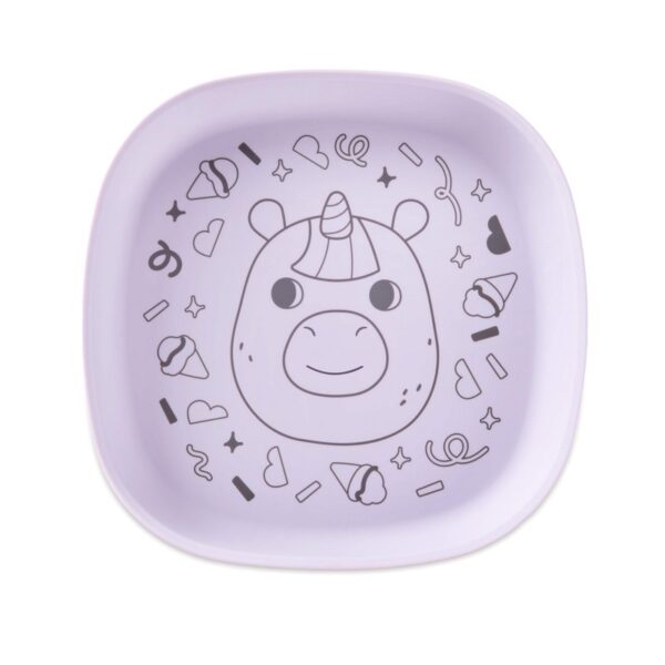 SKIP HOP - PLATO DE SILICONA SQUAD LILA 9V090210