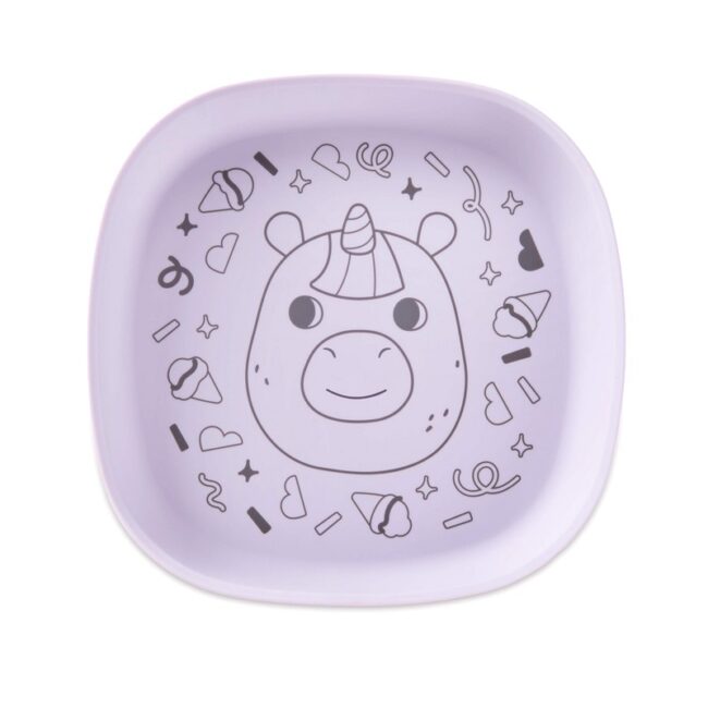 SKIP HOP - PLATO DE SILICONA SQUAD LILA 9V090210
