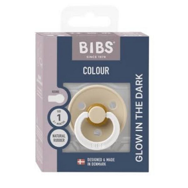 BIBS - CHUPETE BRILLO VAINILLA T1 PACKX1 1001000257
