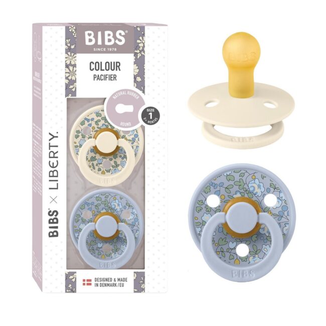 BIBS - CHUPETE LIBERTY AZUL T1 PACKX2 11011101 2