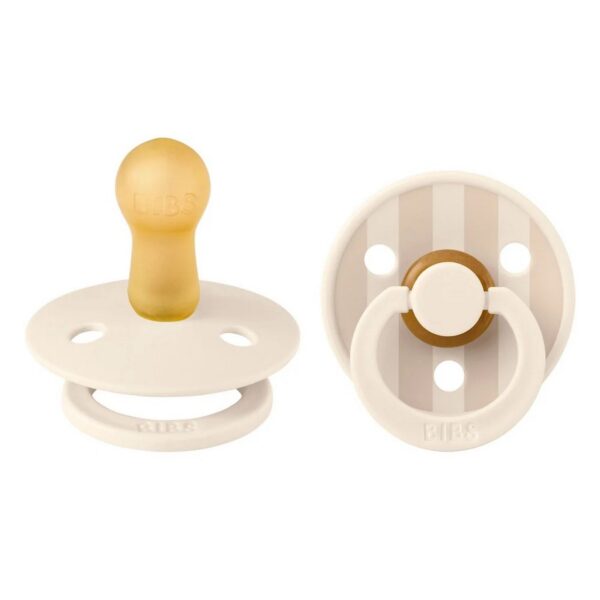 BIBS - CHUPETE VAINILLA/MARFIL T1 PACKX2 11015104