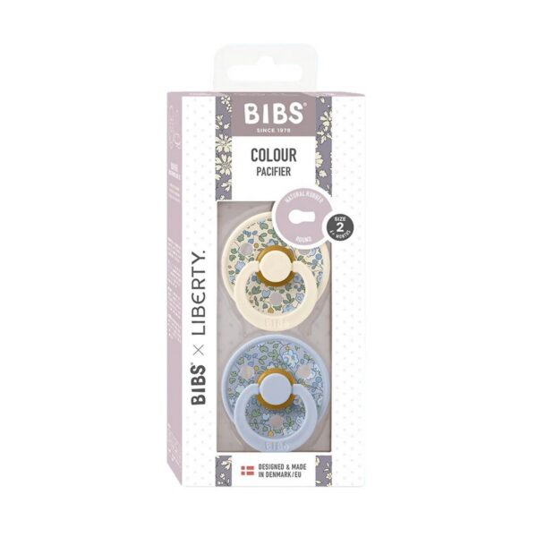 BIBS - CHUPETE LIBERTY AZUL T2 PACKX2 12011101