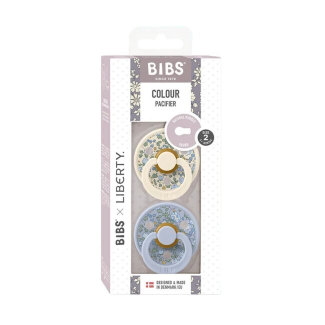 BIBS - CHUPETE LIBERTY AZUL T2 PACKX2 12011101