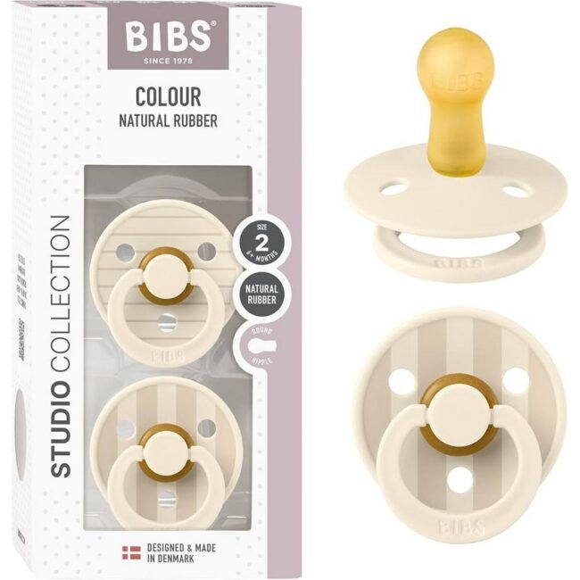 BIBS - CHUPETE VAINILLA/MARFIL T2 PACKX2 12015104
