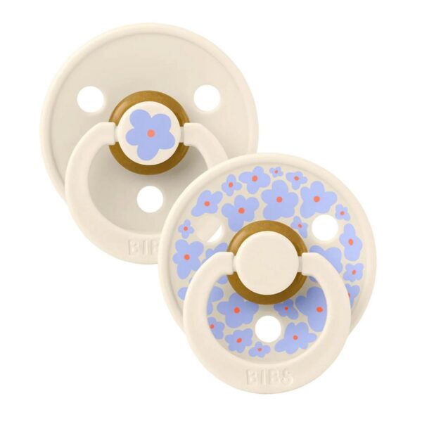 BIBS - CHUPETE JAZMIN/MARFIL T2 PACKX2 12017101