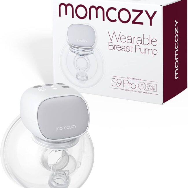 MOMCOZY - EXTRACTOR DE LECHE S9PRO SIMPLE GREY/PINK BP274-PK70BA-A