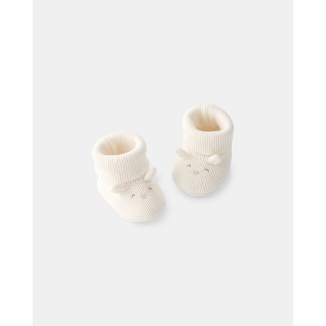 MEDIAS CROCHET CONEJO NEUTRO 1U502810 NB-3M