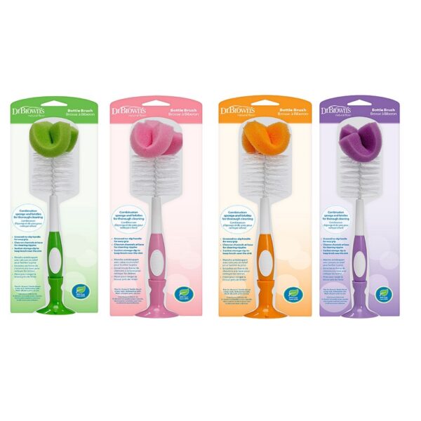 DR. BROWN'S - CEPILLO P/LAVAR BIBERONES COLOR SURTIDOS AC023