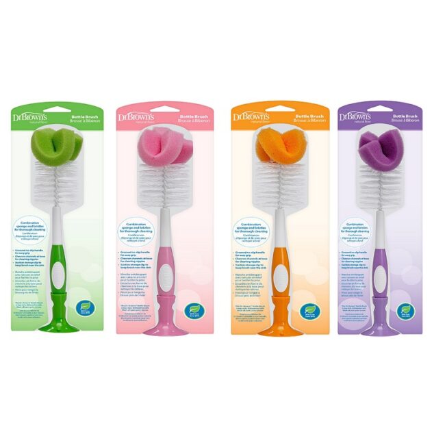DR. BROWN'S - CEPILLO P/LAVAR BIBERONES COLOR SURTIDOS AC023