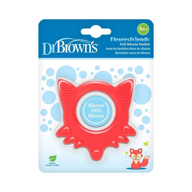 DR. BROWN'S - MORDEDOR FLEXIBLE ZORRO ROJO TE003-P2(2)