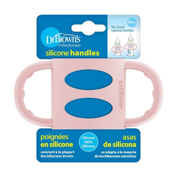 DR. BROWN'S - MANIJA DE SILICONA B/ESTRECHA ROSA AC004-P6