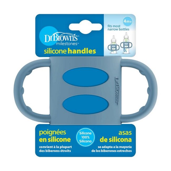DR. BROWN'S - MANIJA DE SILICONA B/STANDAR AZUL AC005-P6