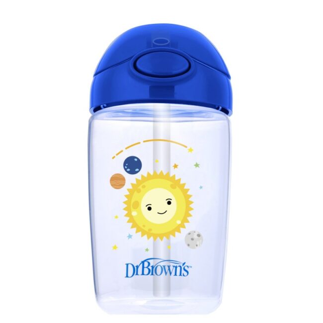 DR. BROWN'S - VASITO C/BOMBILLA SILICONA 12oz/350ml AZUL TC21015-INTL(N)