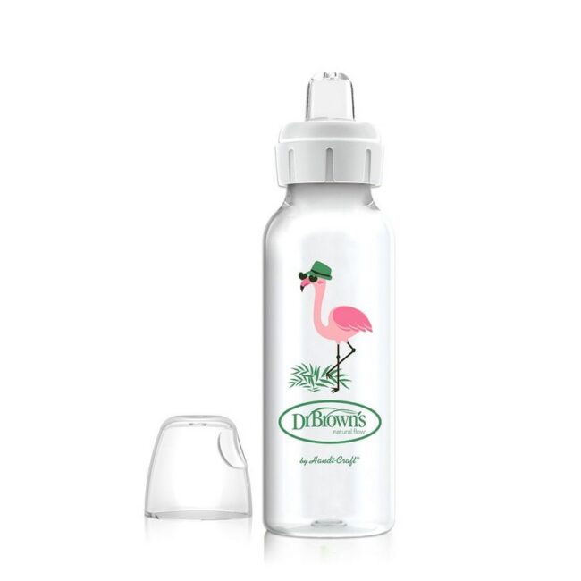 DR. BROWN'S - BIBERON ESTÁNDAR 8oz/250ML TRANSICION FLAMINGO SB81094-P12(1