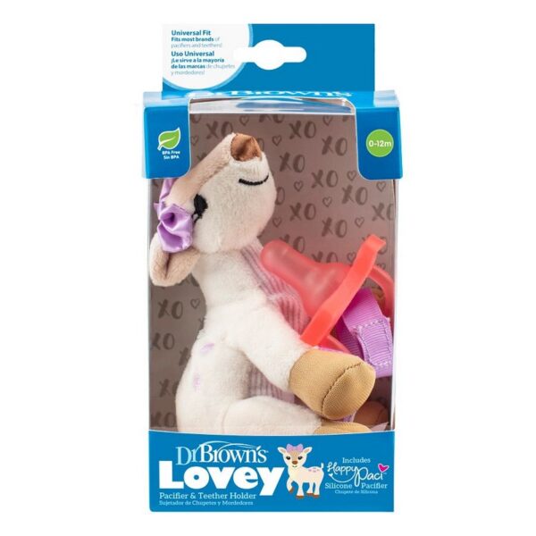 DR. BROWN'S - PELUCHE VENADITA CON CHUPON NIÑA AC158-P6