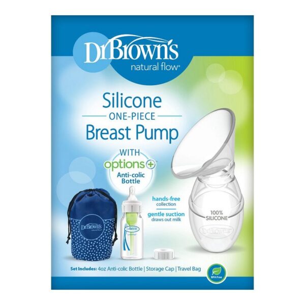 DR. BROWN'S - EXTRACTO DE LECHE SILICONA-BIBERON 150ML BF035(N)