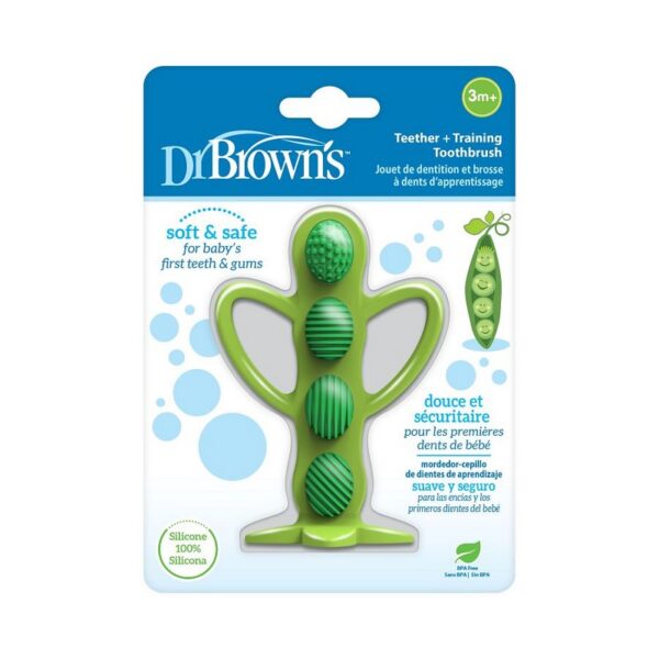 DR. BROWN'S - MORDEDOR+CEPILLO DE DIENTES CACTUS TE224-P2