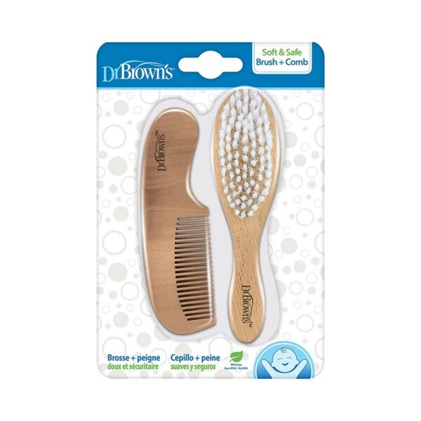 DR. BROWN'S - CEPILLO +PEINE PARA BEBE HG086
