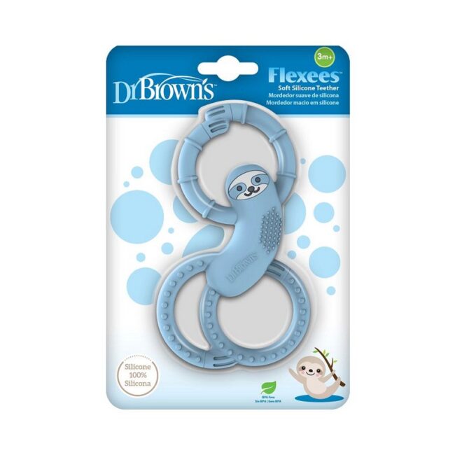 DR. BROWN'S - MORDEDOR FLEXIBLE PEREZOSO AZUL TE011-INTL
