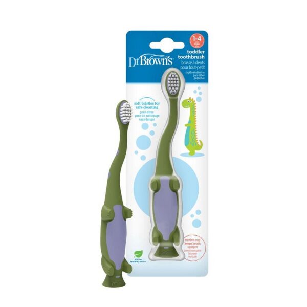 DR. BROWN'S - CEPILLO DE DIENTES DINO VERDE HG088
