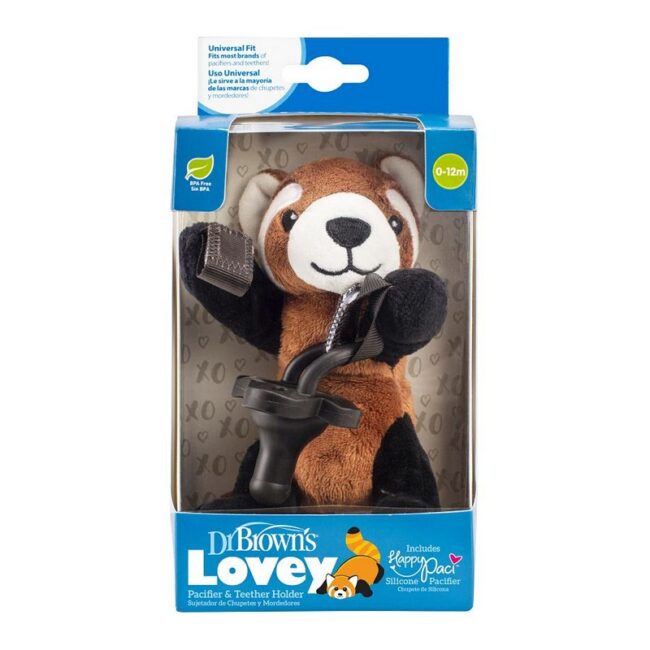 DR. BROWN'S - CHUPETE DE TRANSICION HAPPYPACI + PELUCHE PANDA AC259